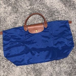 Longchamp Le Pilage XL Tote in Sky/Overnighter